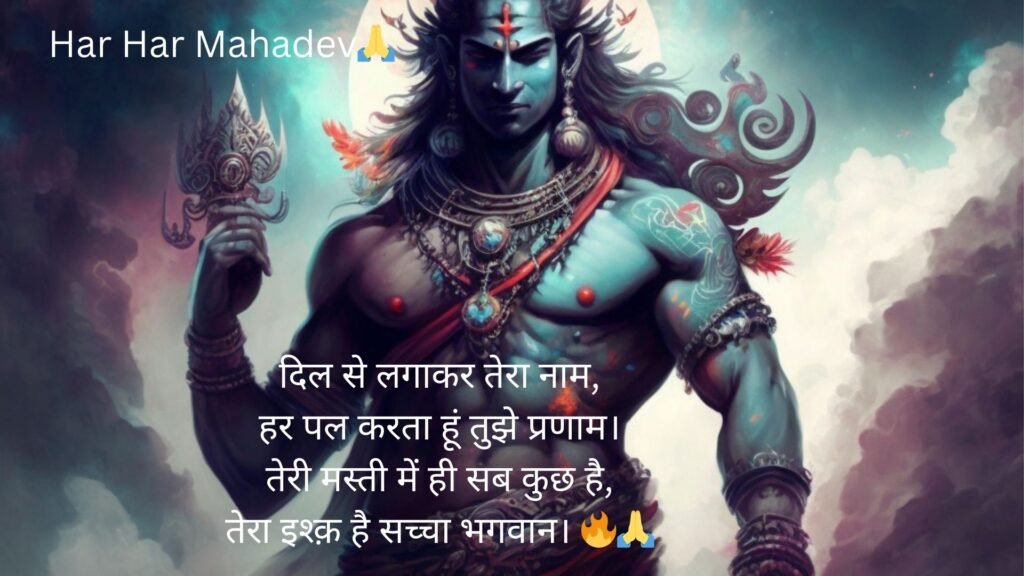 mahadev shayari love