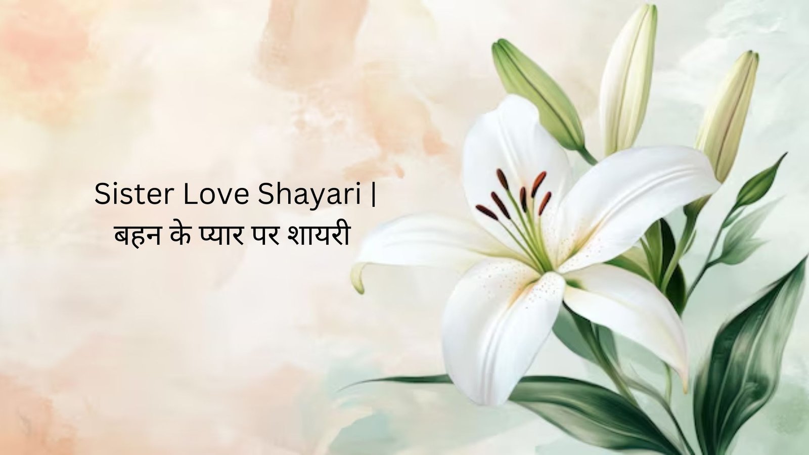 sister love shayari