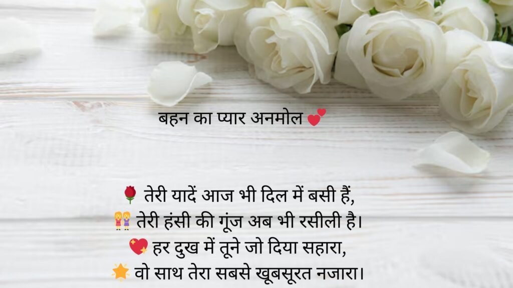 sister love shayari