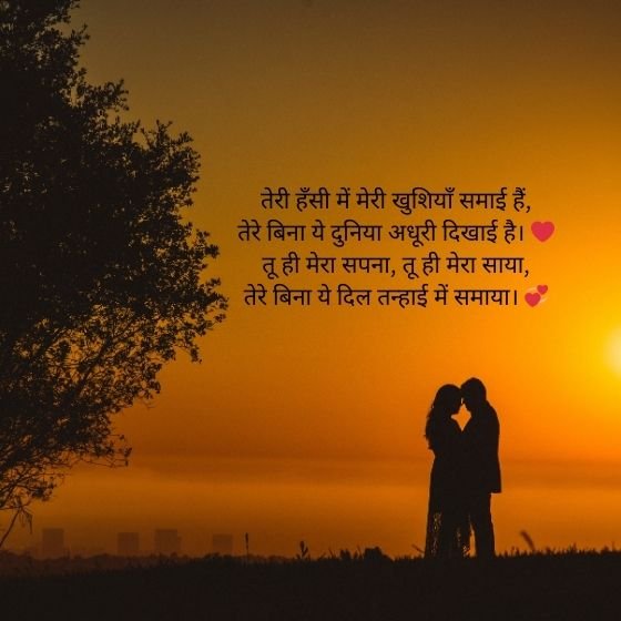 true love love shayari in english