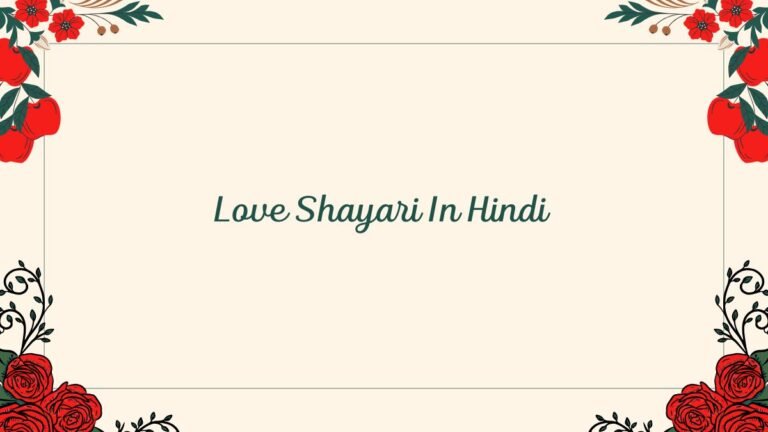 love shayari in hindi