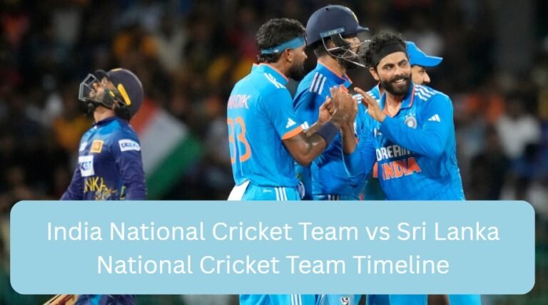 india national cricket team vs sri lanka national cricket team timeline