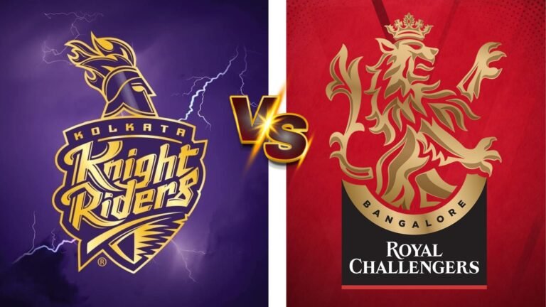 kolkata knight riders vs royal challengers bengaluru timeline