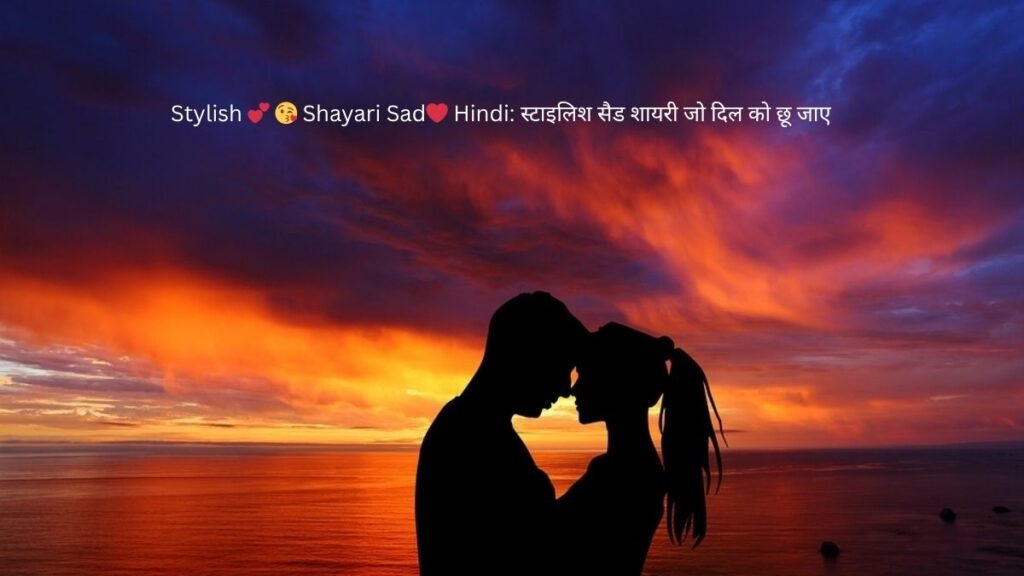 Stylish 💕 😘 Shayari Sad❤ Hindi: स्टाइलिश सैड शायरी जो दिल को छू जाए 1 stylish 💕 😘 shayari sad❤ hindi stylish 💕 😘 shayari sad❤ hindi stylish 💕 😘 shayari sad❤ hindi